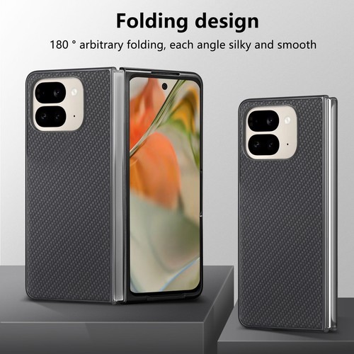 For Google Pixel 9 Pro Fold/Fold2 Carbon Fiber Texture Case Slim Anti-Slip Cover - Picture 7 of 15