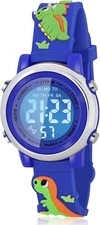 Kids Watches with Waterproof Alarm - Dinosaur Gifts for Boys Girls Age 3-10