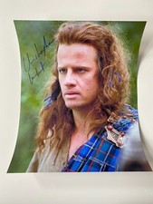 CHRISTOPHER LAMBERT In Person Signed Autograph 28x35cm HIGHLANDER