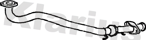 Klarius front pipe fits LDV convoy 2.5 96-97 AN616D