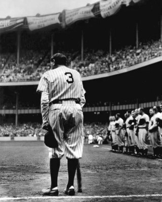 1948, New York Yankees Babe Ruth Farewell Baseball 8x10 PHOTO PRINT | eBay