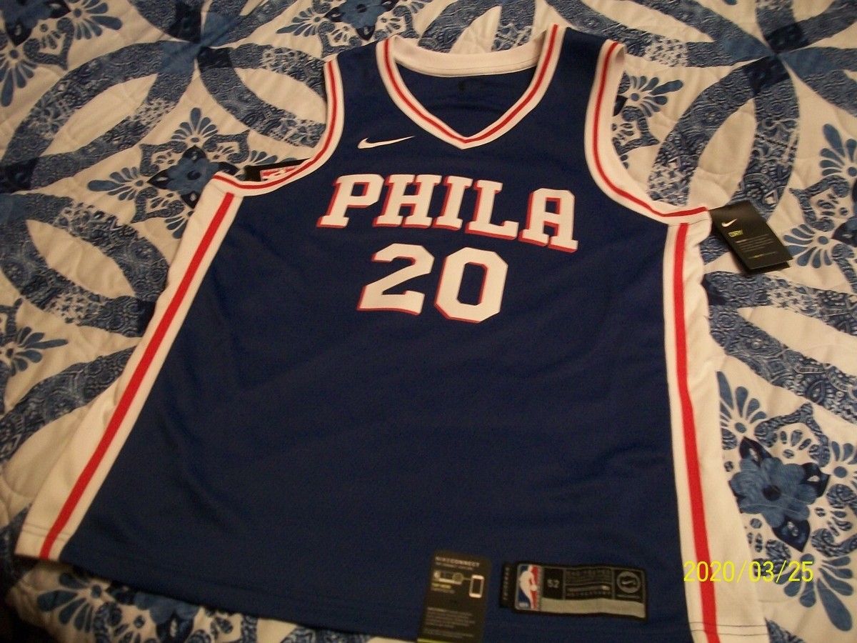 Philadelphia 76ers Markelle Fultz City Edition Jersey Men's Nike