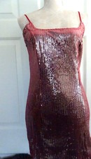 Blue Blush Women's Size M Red Party/Cocktail/Formal Dress Fully Lined-S. Straps