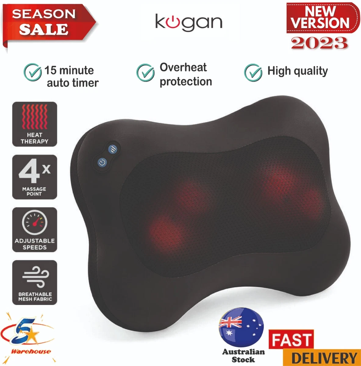 Kogan hot sale massage pillow