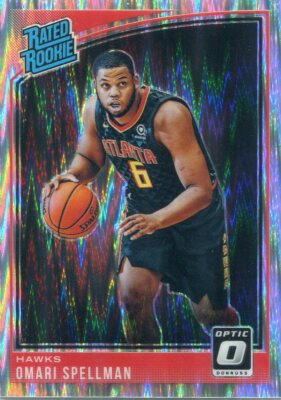 2018-19 OPTIC PRIZMS SHOCK RC OMARI SPELLMAN TIMBERWOLVES PARALLELS - CL1672G