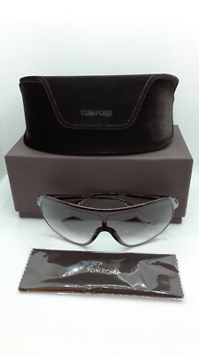 TOM FORD TF69 744 ANDRE Sunglasses Shiny Transparent Burgundy W