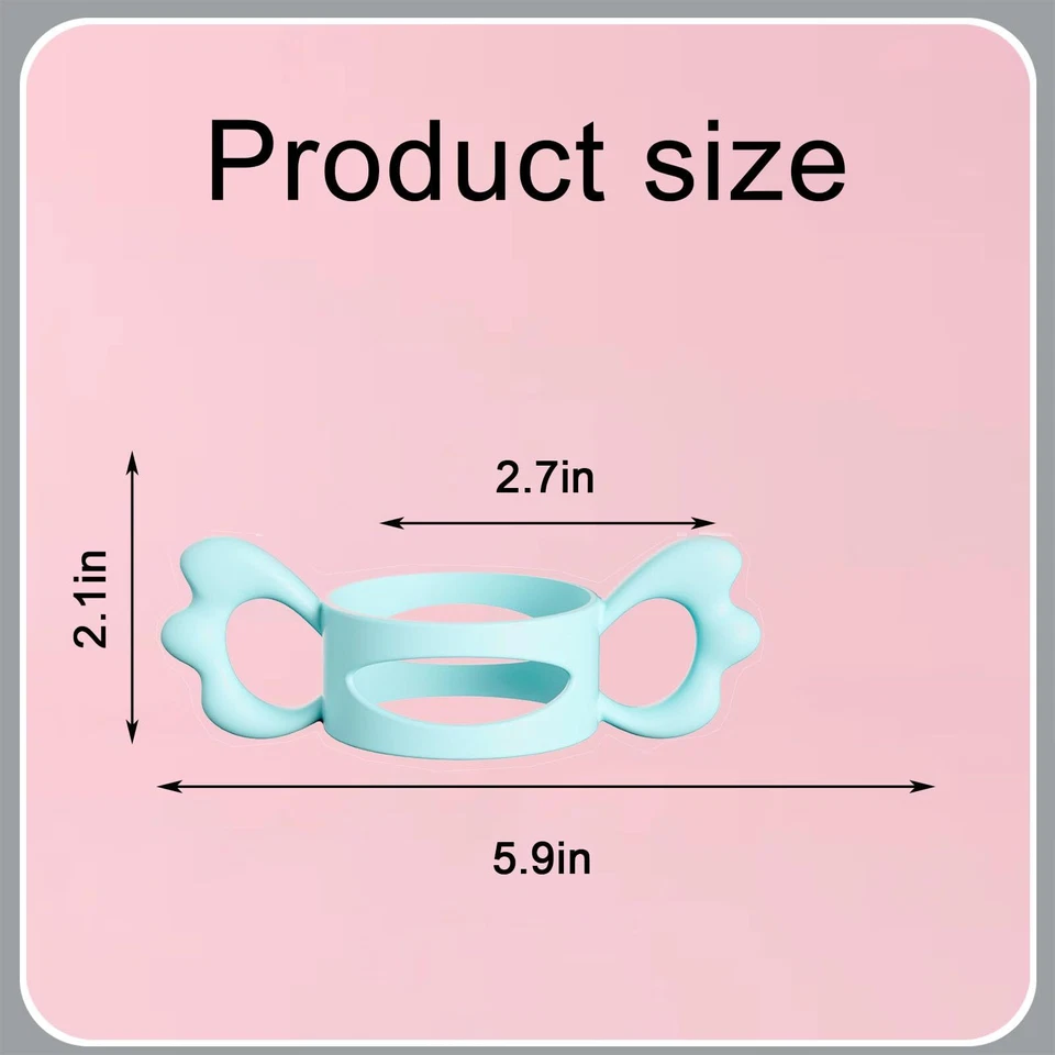 2 Stück Babyflaschengriffe Silikon Flaschengriff Griffhalter für Avent Natur ... - Bild 2 von 4