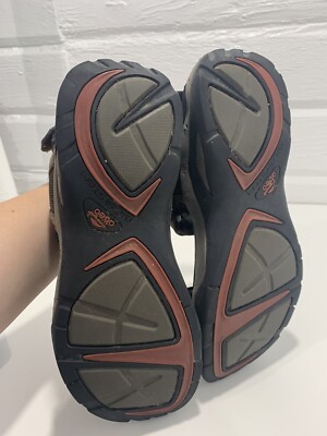 ABEO Cayucos Sport Sandals Brown Bio System Leather MENS Sz  display picture 1