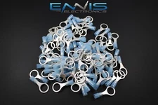 14-16 GAUGE 500 PK NYLON RING 3/8 CAR HOME AWG CONNECTOR CRIMP TERMINAL