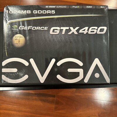 EVGA NVIDIA GeForce GTX 460 (01G-P3-1370-T1) 1GB GDDR5 SDRAM PCI Express x16...