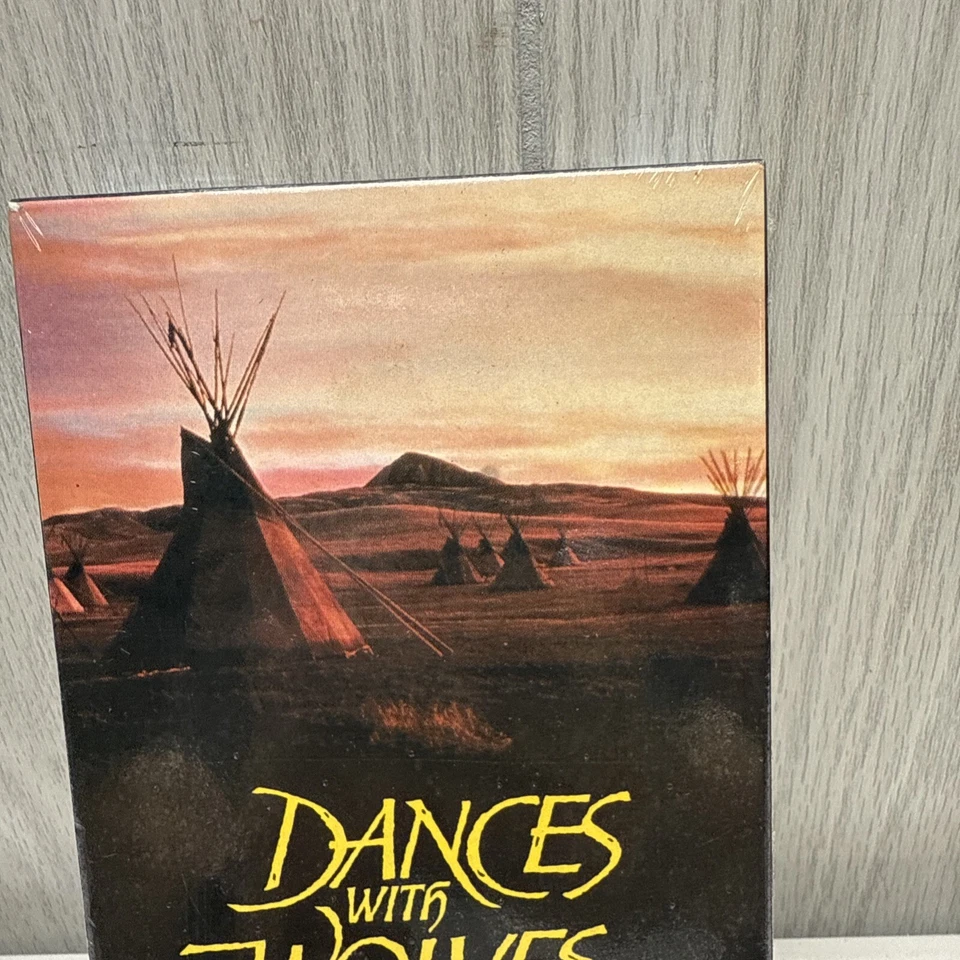 Dances With Wolves VHS RARE FACTORY SEALED STUDIO WATERMARK 1990 1st print Orion - Image 4 of 4