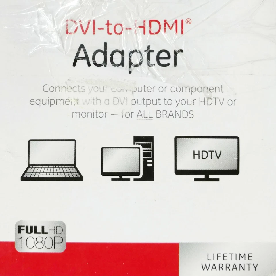 DVI to HDMI Adapter General Electric Full HD 1080P - Image 2 of 4