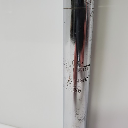 Vintage Anlun Seatpost 14" 4130 22.2 Chrome HTF - Picture 2 of 8
