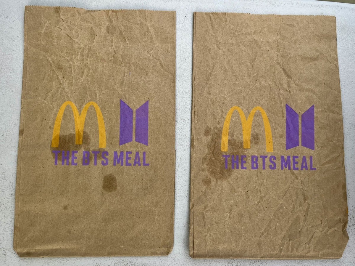 ☆BTS×McDonald☆コラボバッグ　新品未使用 2021 McDonald's x BTS Meal Exclusive Bags x2 | eBay