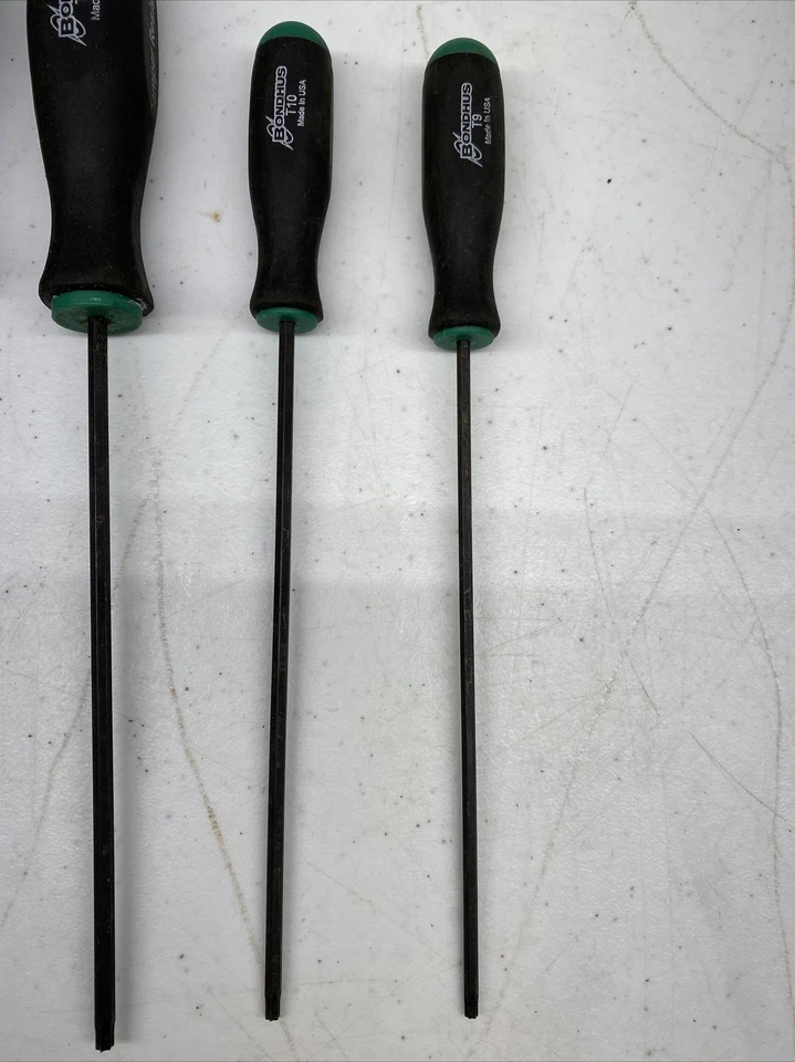 Juego de 8 destornilladores Bondhus Torx T9, T10, T15, T20, T25, T27, T30, T40 b-x Foto 2 de 4