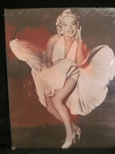 New In Plastic B W Famous Photo of Marilyn Monroe Dress in Air 11 X 14 inches