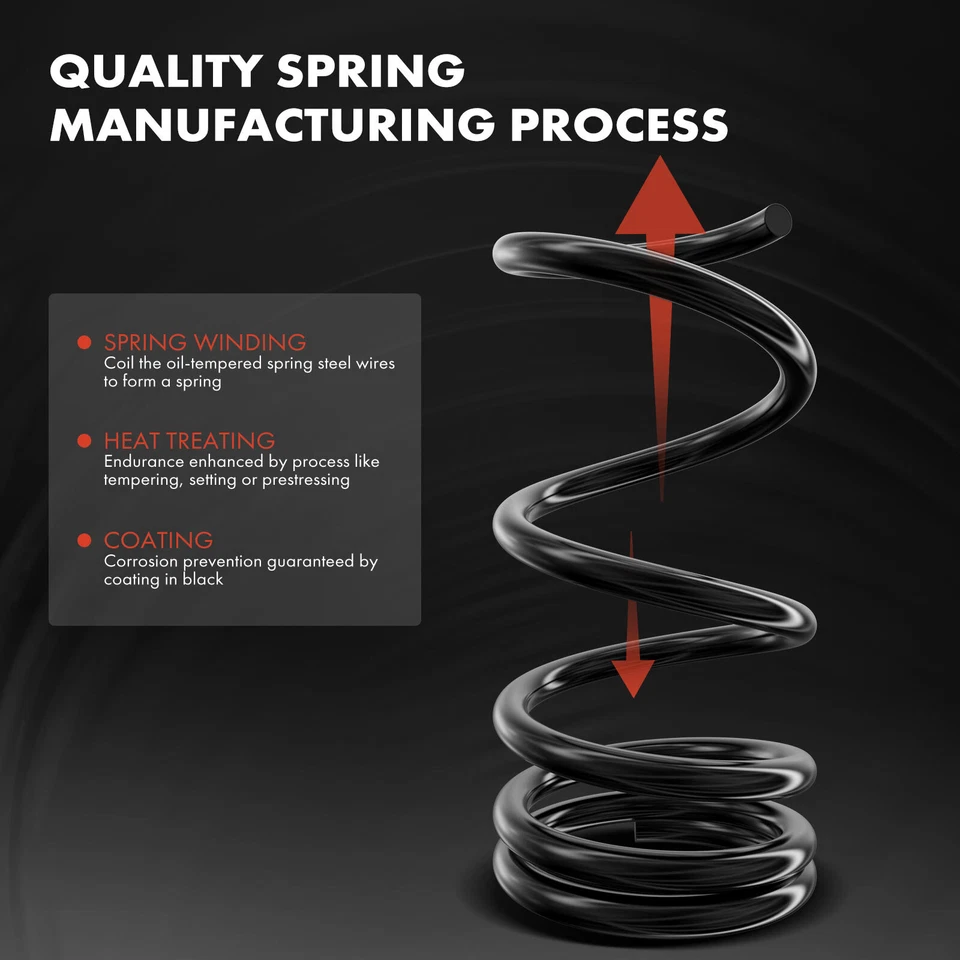 4 piezas muelles helicoidales delanteros y traseros para Mazda 5 2006 2007 2008 2009 2010 2012-2015 Foto 2 de 4