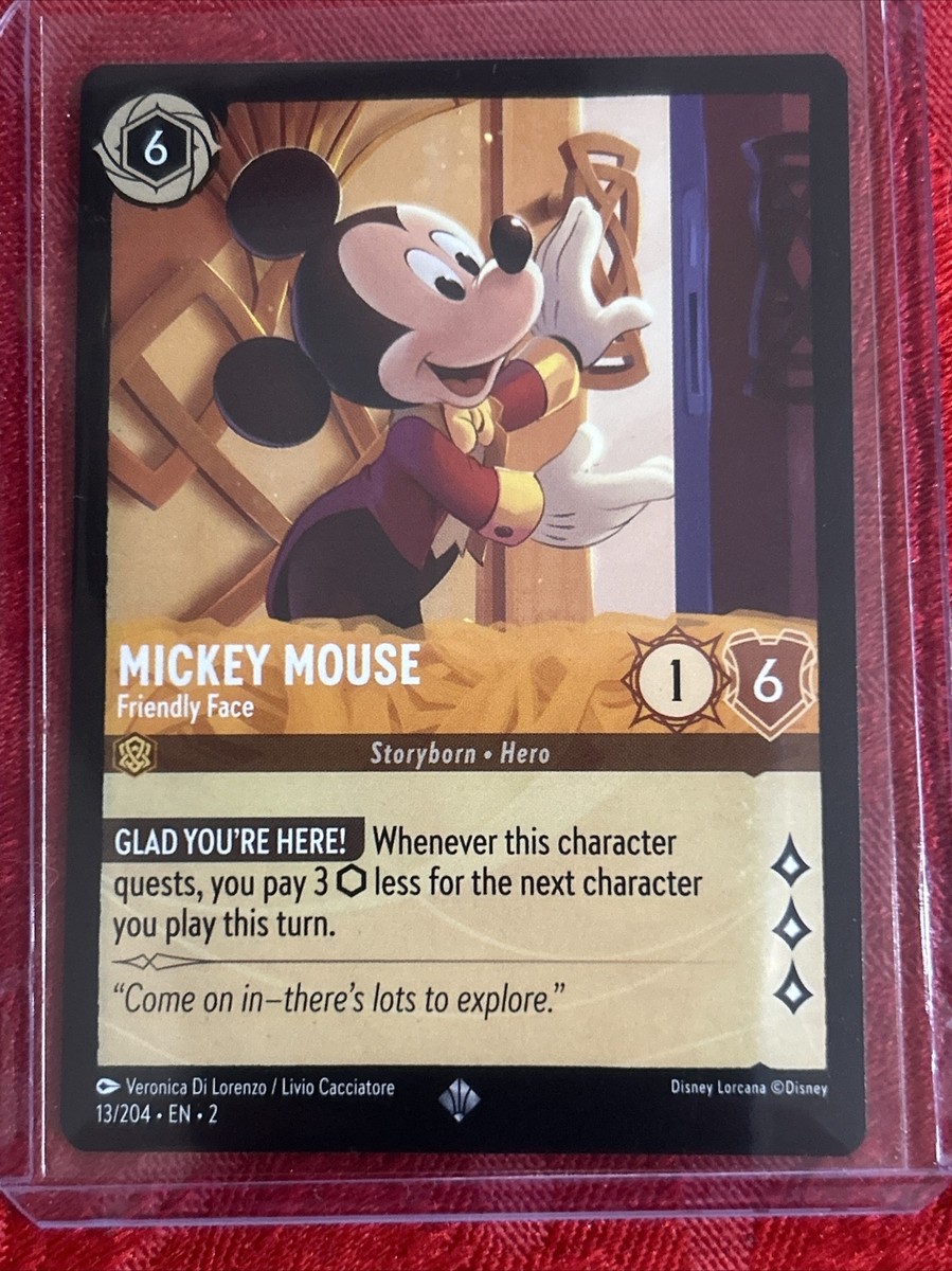 MICKEY MOUSE リーグプロモ psa10 【ロルカナ/Lorcana】 Disney Lorcana TCG Chinese Exclusive Mickey Mouse True