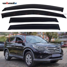 FOR 12-2016 HONDA CRV SLIM STYLE ACRYLIC WINDOW VISORS RAIN SUN GUARD DEFLECTOR