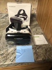 Open Box VR Shinecon Virtual Reality Glasses White Black