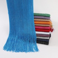 Women Glitter Scarves Ladies Fringed Tassel Scarf Shawls Party Wedding 160 50cm