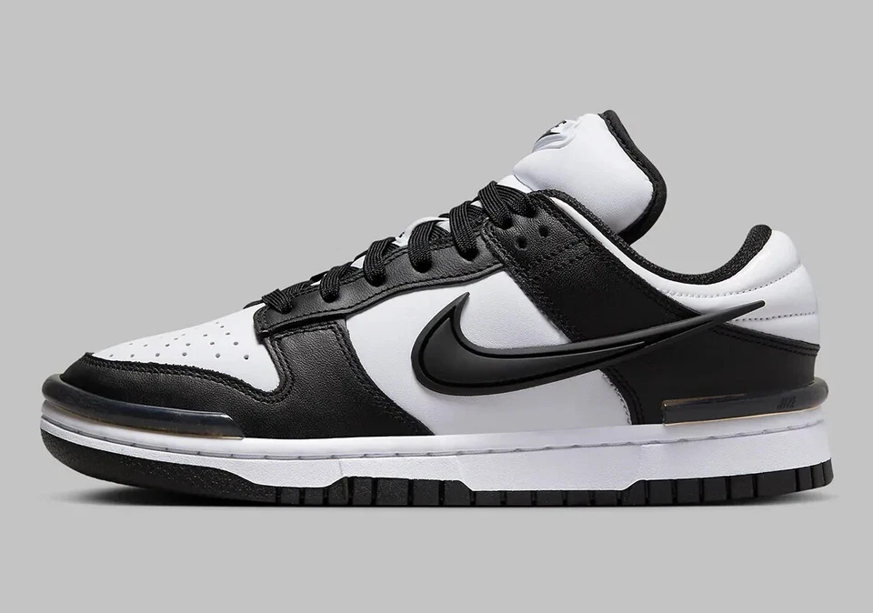 Nike Dunk Zapatos Low Twist 'Panda' Negro Blanco DZ2794-001 Para Mujer Tallas Nuevos Foto 2 de 4