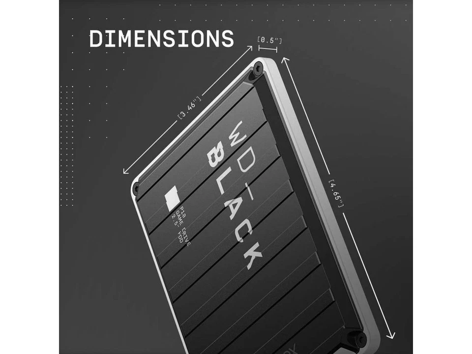 WD 2TB BLACK P10 Game Drive for Xbox USB 3.2 Gen 1, Micro-B Model - Image 2 of 4