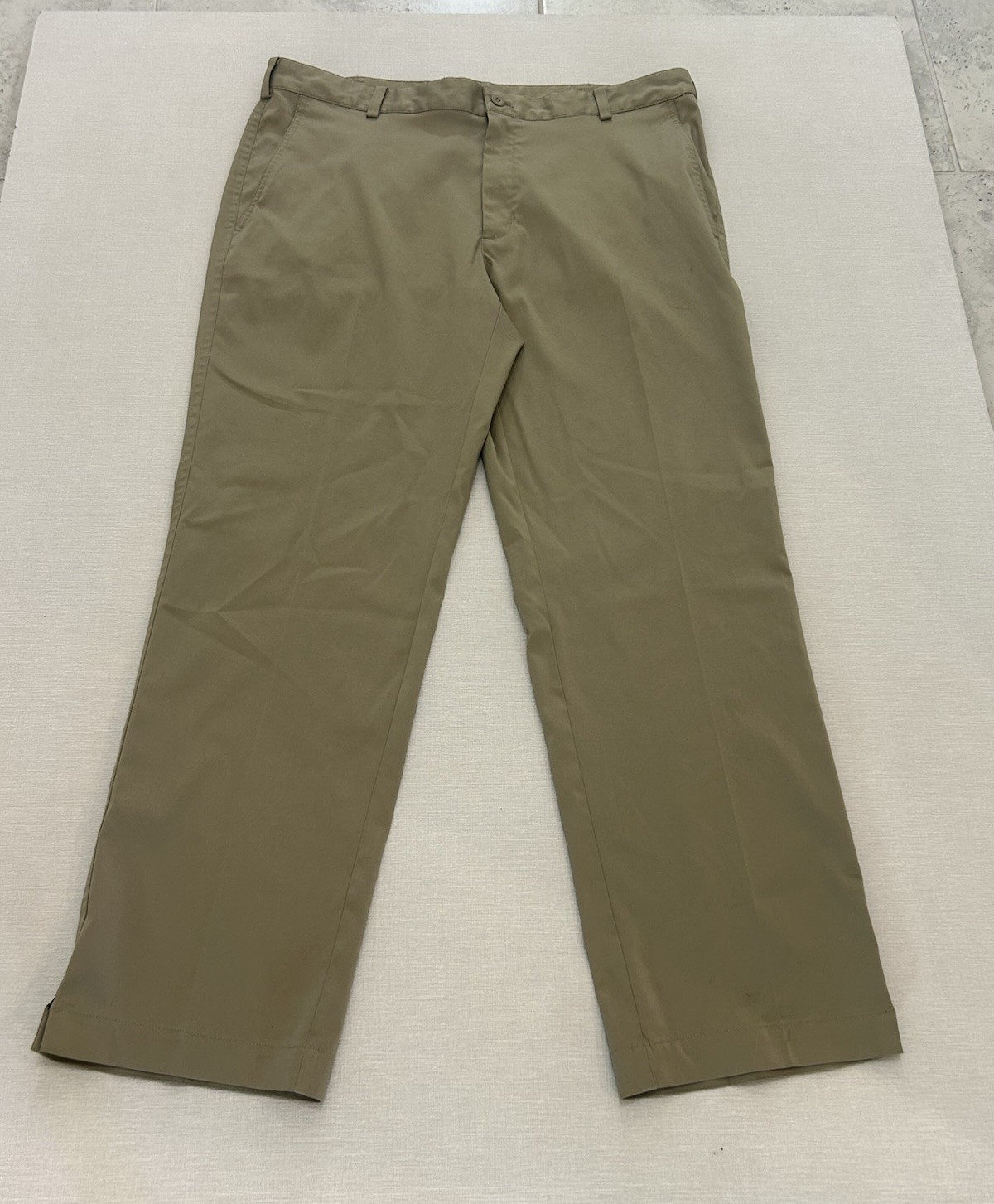 Nike Golf Pants Mens 36x30 Khaki Dri Fit Stretch Performance Chino 472532-235