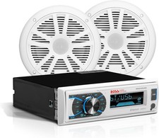 BOSS Audio Systems MCK632WB.6 Bluetooth Marine Stereo Receiver w/ 90w Speakers