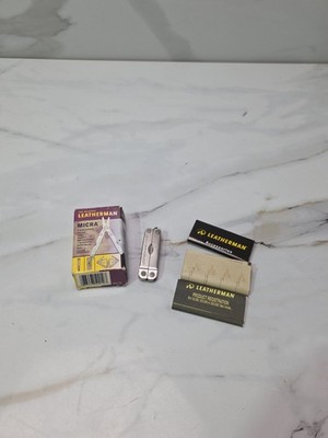 NEW NOS 2003 Leatherman MICRA Collectors item Stainless Steel MADE IN USA