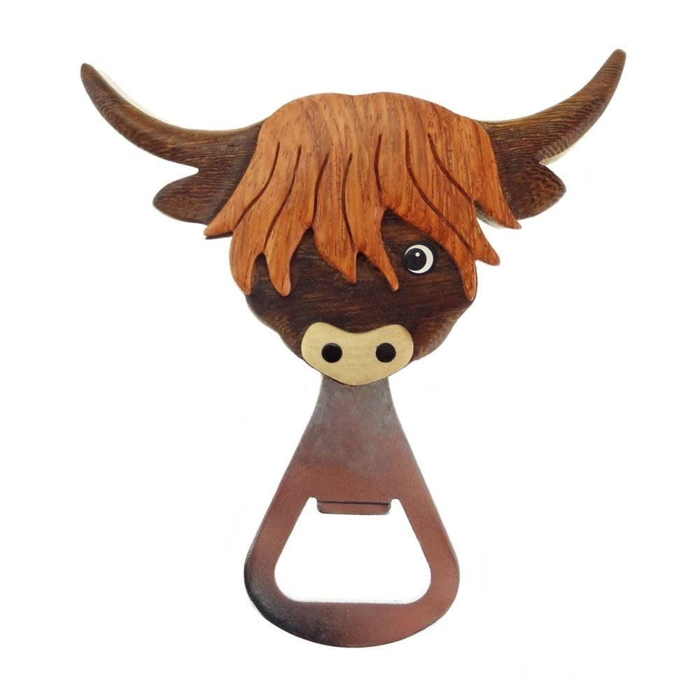 Glen Appin of Scotland Highland Cow Bottle Opener l AP1976