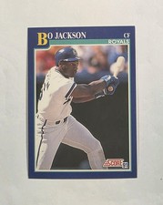 1991 SCORE - Bo Jackson #5 Kansas City Royals MLB Base Set Original Vintage Card