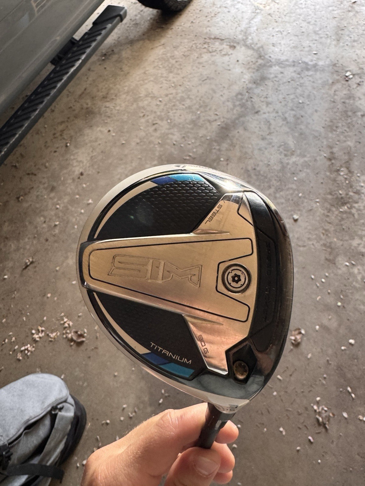 TaylorMade SIM Titanium 3 Wood 15 Degree Stiff Flex