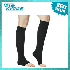 Medical Compression Socks Toeless 20-30 mmHg Leg Support for Varicose Veins