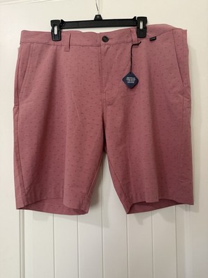 NWT Travis Mathew Manzanillo Shorts Mens 40 Red Golf Tennis Stretch Performance