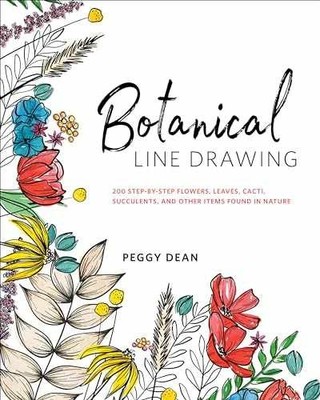 Botanical Line Drawing: 200 - Paperback, by Dean Peggy - Very Good o
