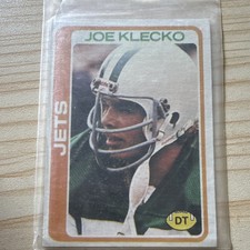 Topps 1978 Topps Base Set Joe Klecko #287 New York Jets Football Card