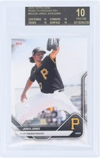 Jared Jones Pirates 2025 Topps Opening Day Black Label #OD-239 BGS 10 Card