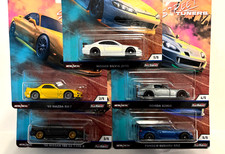 Hot Wheels Premium Car Culture STREET TUNERS Complete Set S2000 Silvia RX7 180SX