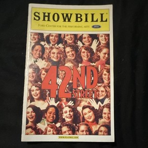 42nd Street Broadway playbill August 2002