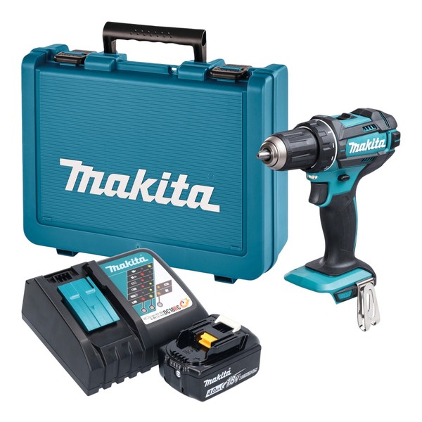 Makita DDF 482 RM1E Akku Bohrschrauber 18 V 62 Nm + 1X Akku 4,0 Ah + LadegeräT-image