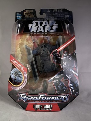 Darth Vader TIE Advanced Star Wars Transformers Hasbro