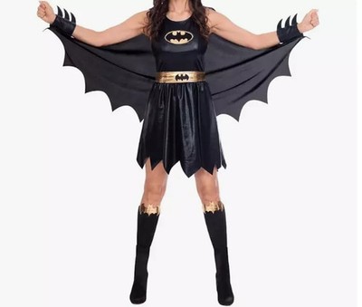 Amscan BATGIRL Schwarz Gr. L (42/44) Damen Kostüm Cosplay UVP:49,90  (2428)
