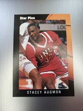 1991 Star Picks Basketball #17 Stacey Augmon UNLV Runnin Rebels 1990 Champions