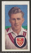 CLEVEDON-FAMOUS CRICKETERS 1962 (DIFFERENT COLOUR)-#22- SUSSEX - SUTTLE