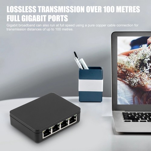 1PC RJ45 Splitter 1000Mbps Adapter 1 to 4 Ways LAN Ethernet Splitter Network - Photo 14/18