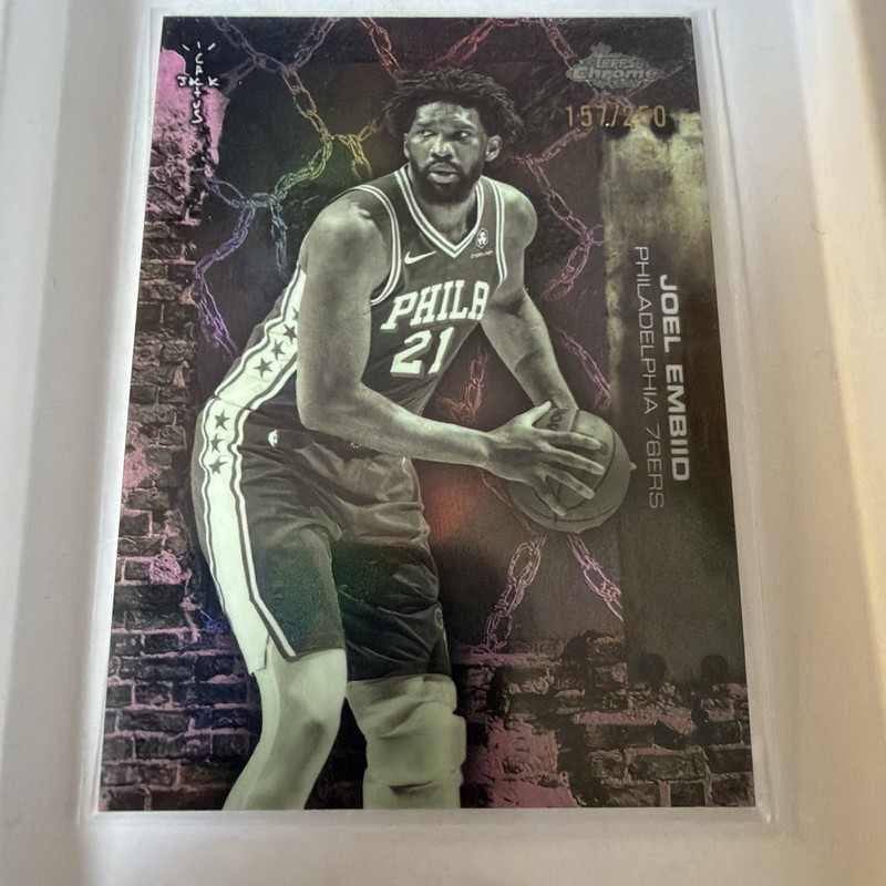 2025-2026 Topps Chrome Cactus Jack JOEL EMBIID Pink /250 76ers