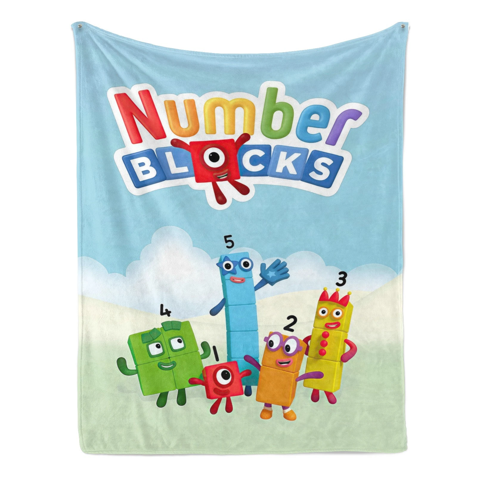 Numberblocks Blanket Soft Bed Sofa Throw Cozy Lightweight Birthday Gift