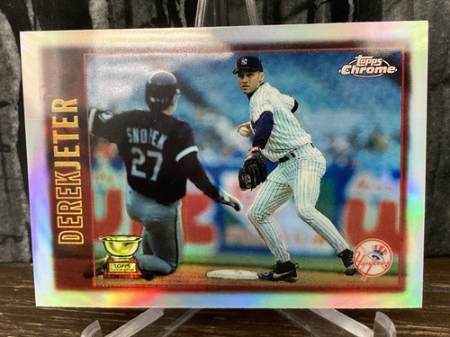 Derek Jeter [Refractor] #7 1997 Topps Chrome card