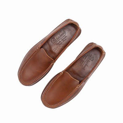 Paraboot Veritable Moccasin Brown Leather Moc Toe Loafers US 10.5 Paraboot | Marron Gringo America Leather Barth Moccasins  main image 2